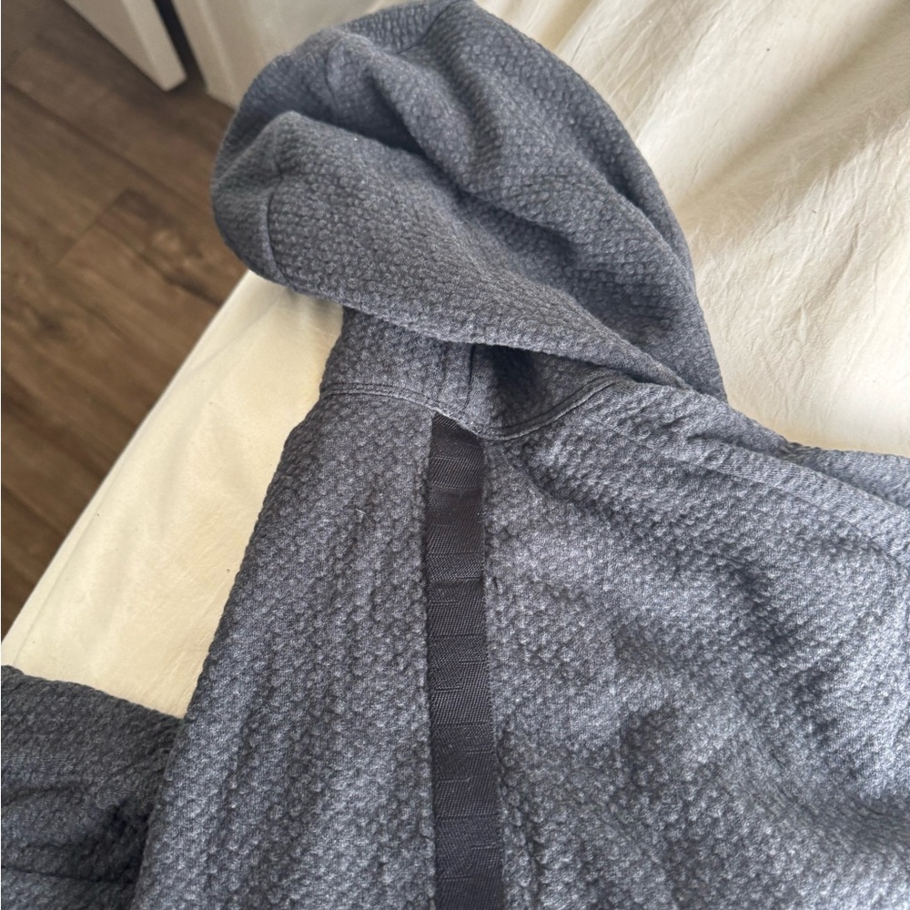 Lululemon Athletica Charcoal Textured Hoodie - Picture 2 of 2